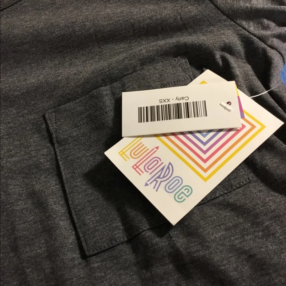 NWT Lularoe Gray Carly - Picture 4 of 5